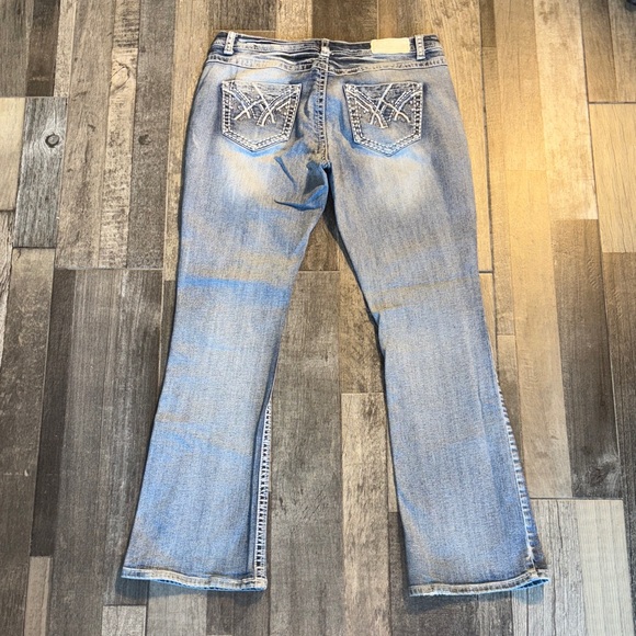 Shyanne Light Blue Flare Jeans - Picture 2 of 12